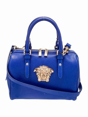 Blue Versace Handbag